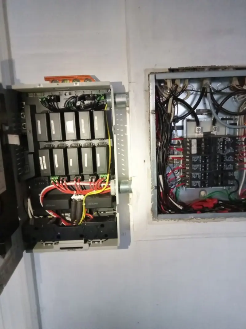Electrical panel upgrade completed for Indoor Lighting Installation in Walpole